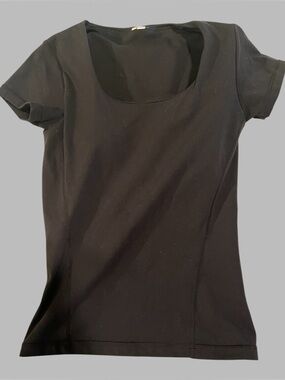 Oner Active Short Sleeve Fitted Top w/ Built-In Bra